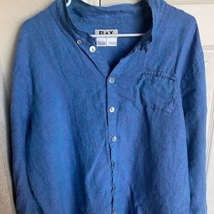FLAX- Button Down Linen Shirt